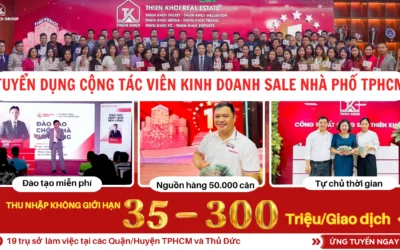 Tuyển CTV Bất động sản tư vấn nhà phố | Linh hoạt thời gian, thu nhập không giới hạn.