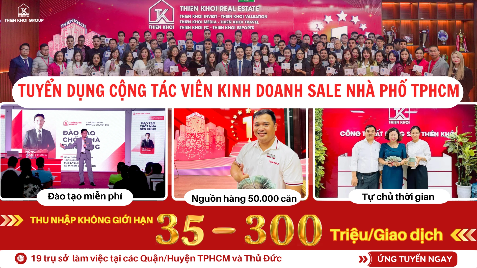 Tuyển cộng tác viên Bất động sản