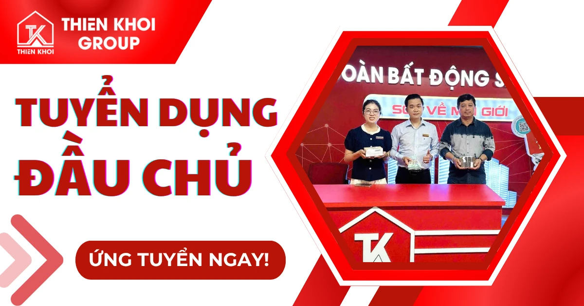 BĐS Thiên Khôi tuyển dụng